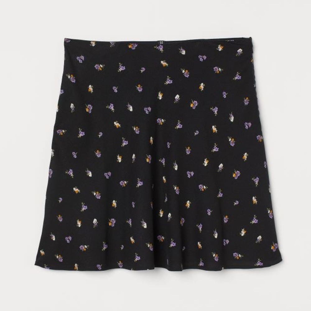 H&M floral A-line skirt size 6